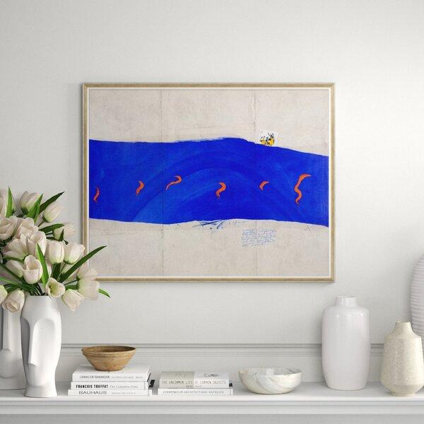 Finn & Ivy 'Blue & Orange' Framed Photographic Print