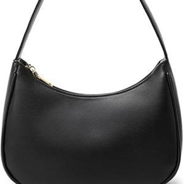 FashionPuzzle Small Crescent Shoulder Bag Underarm Purse