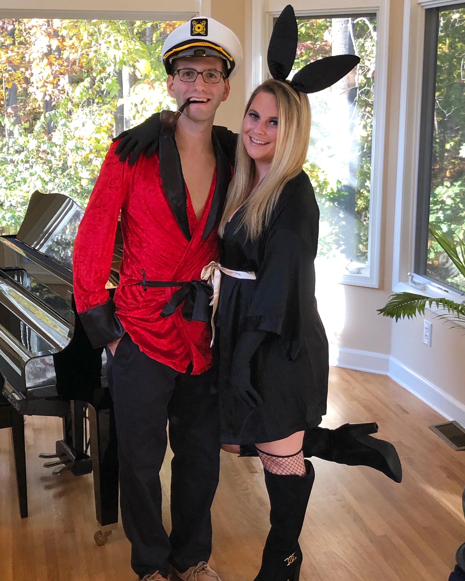 Not our first Halloween together, but the first time we dressed up together.