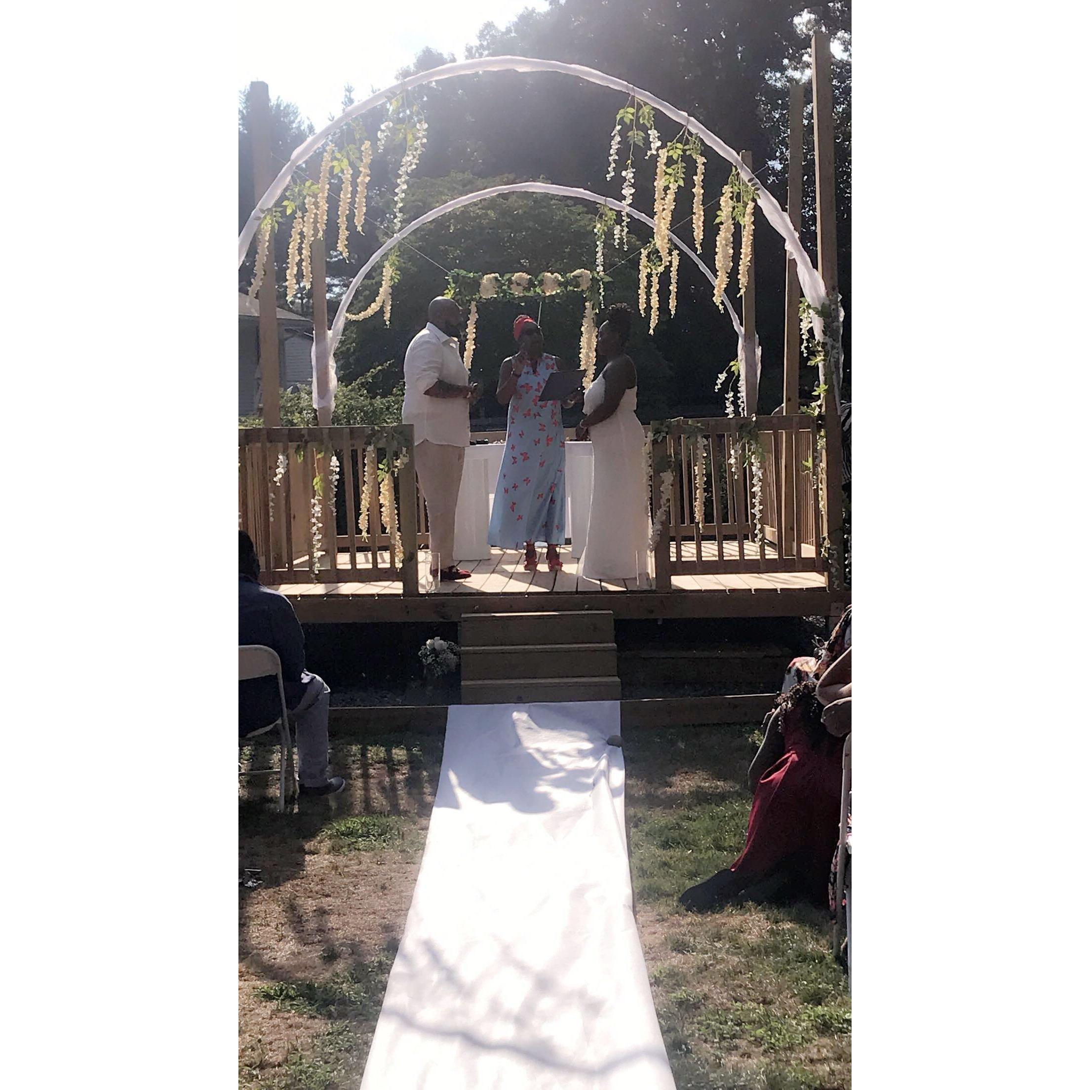 8/23/2020 
THE DAY WE SAID "I DO" TO EACH OTHER