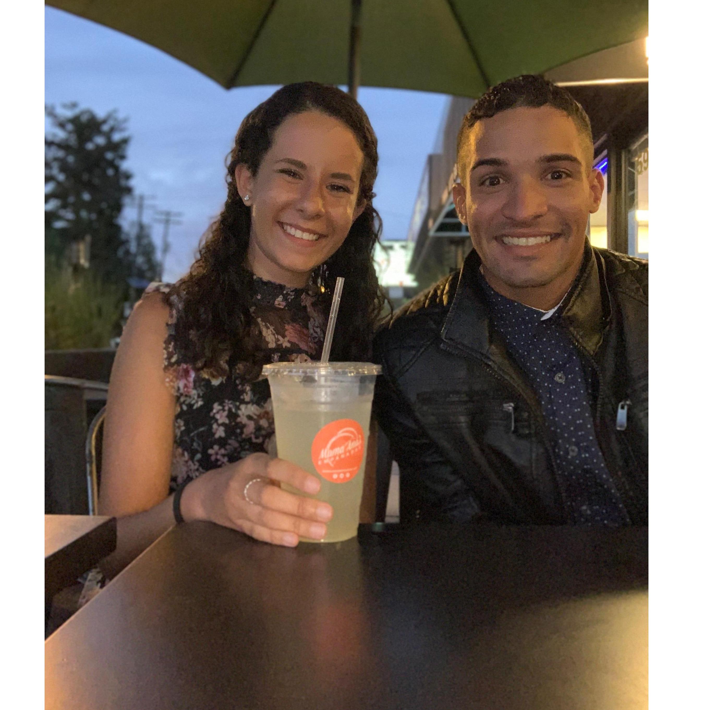 First time meeting in person again after a year and a half