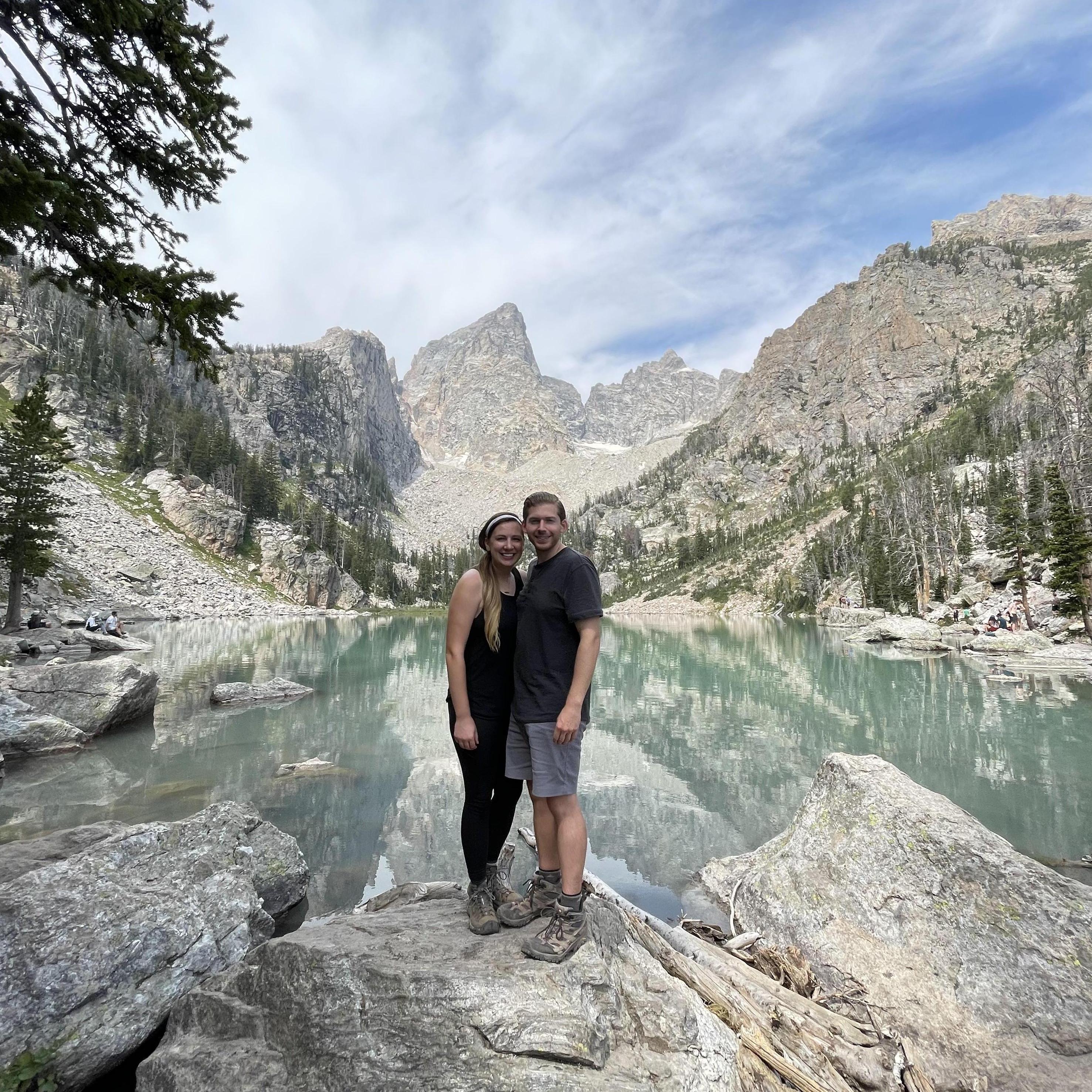 Delta Lake Hike at Grand Teton National Park. August 2021