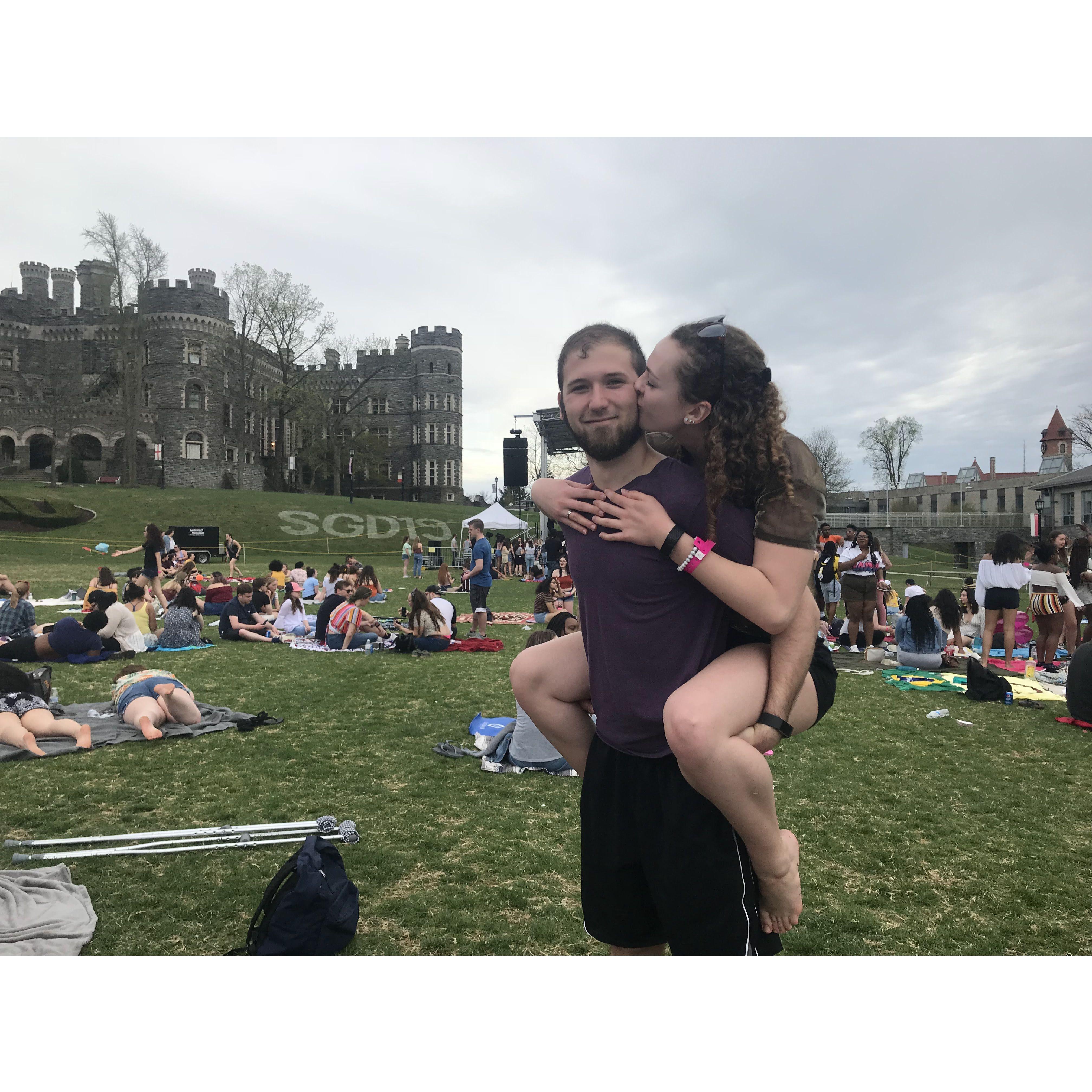 This photo was taken at Arcadia's spring fling
