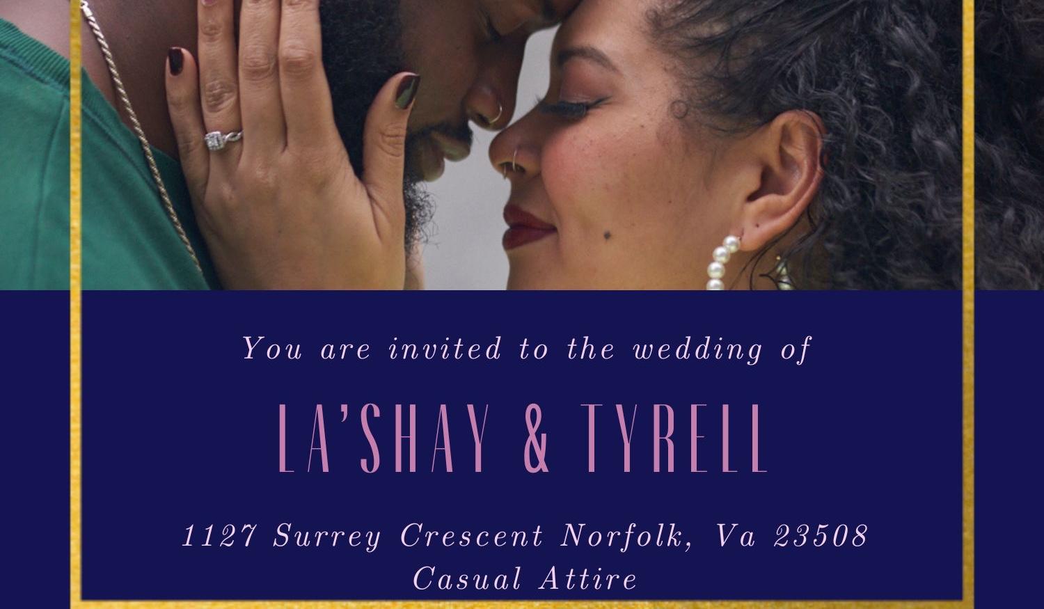The Wedding Website of La’Shay Johnson and Tyrell Eaton