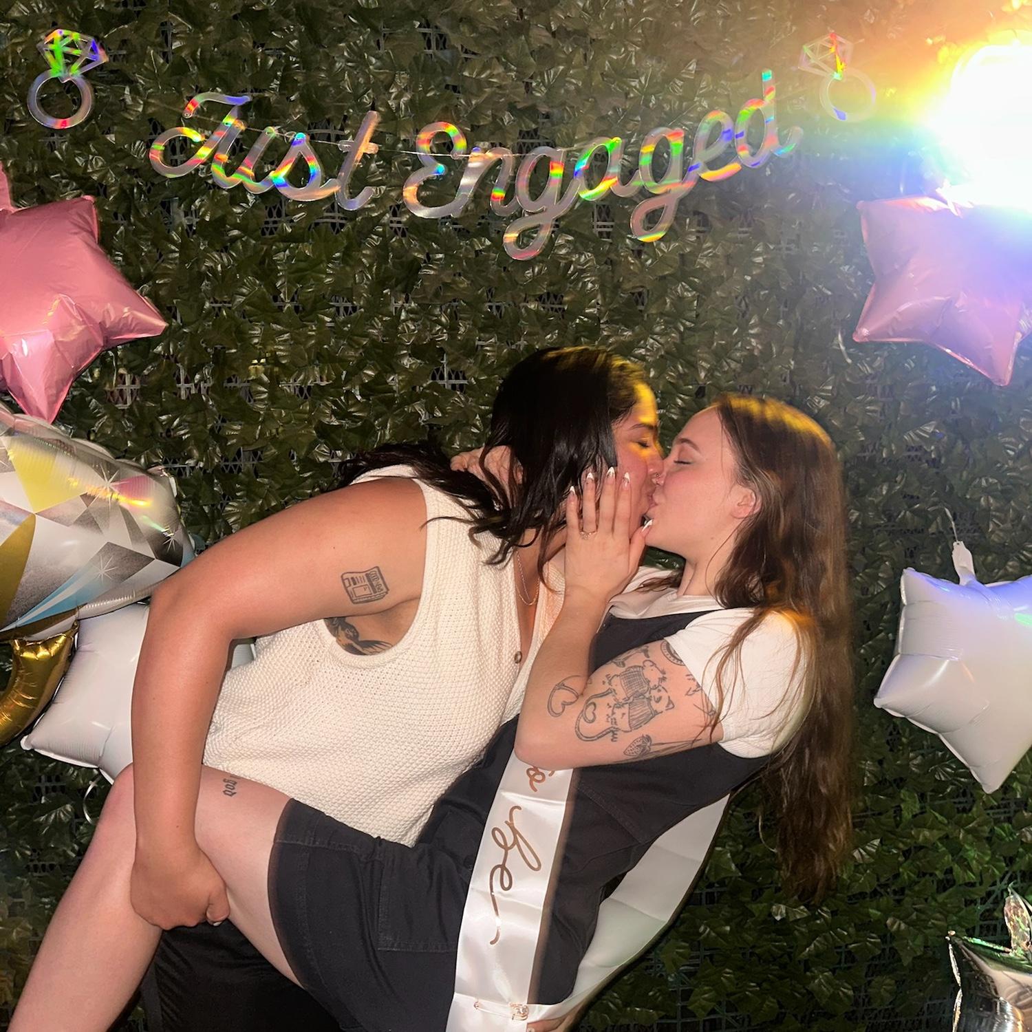 surprise engagement party