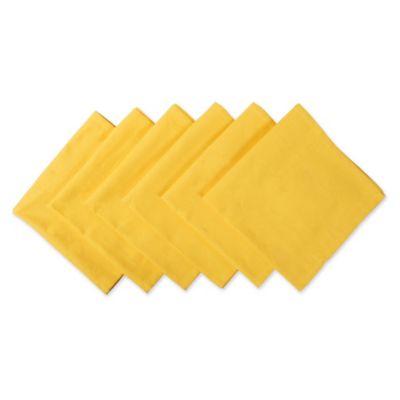 Design Imports Basics Napkins in Marigold (Set of 6)