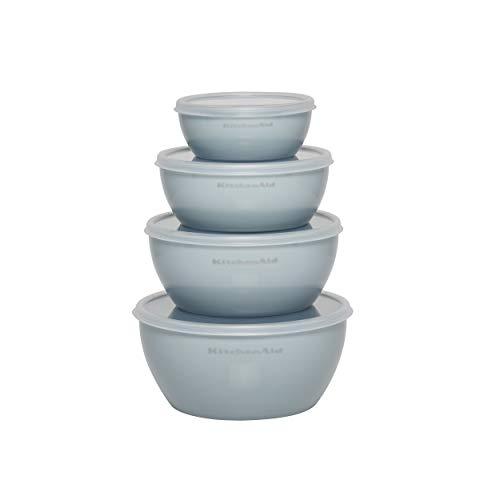 KitchenAid KE176OSMYA Classic Prep Bowls, Set of 4, Misty Blue
