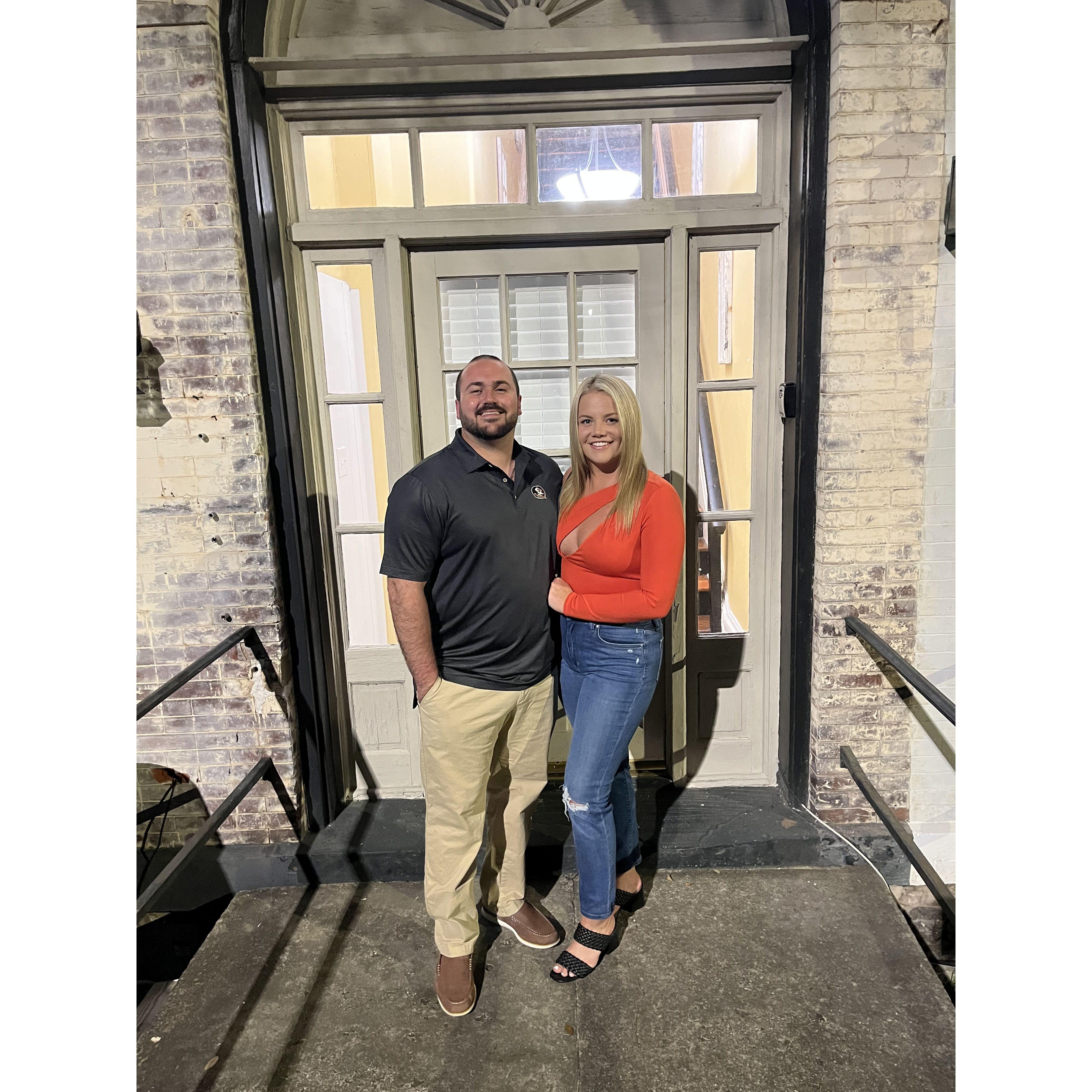 Enjoying a trip to Savannah, Ga. together with friends.