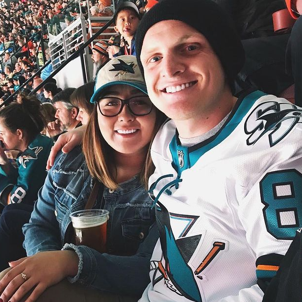 Tys parents took this picture of us at one of our first double dates!