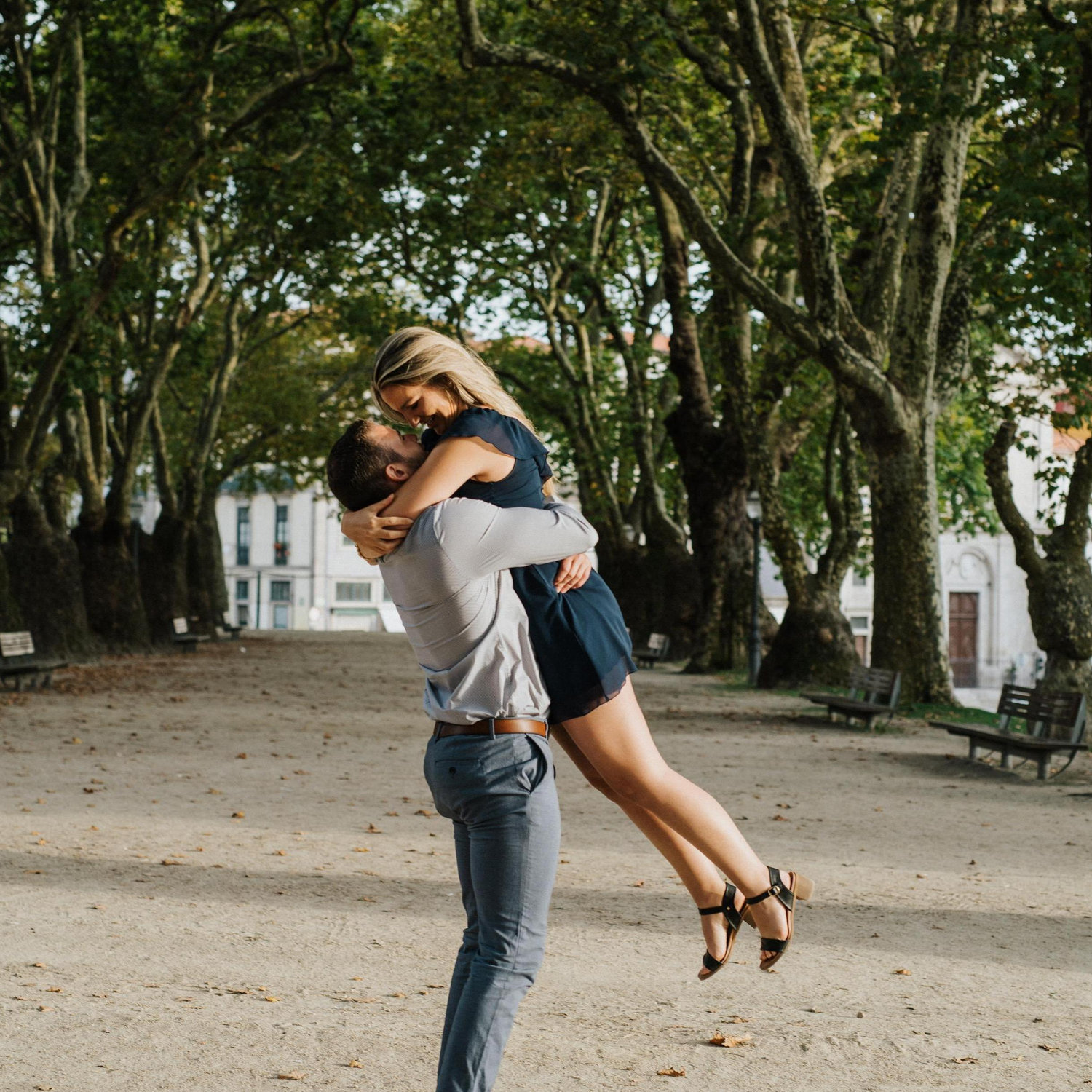 Minutes after we got engaged <3