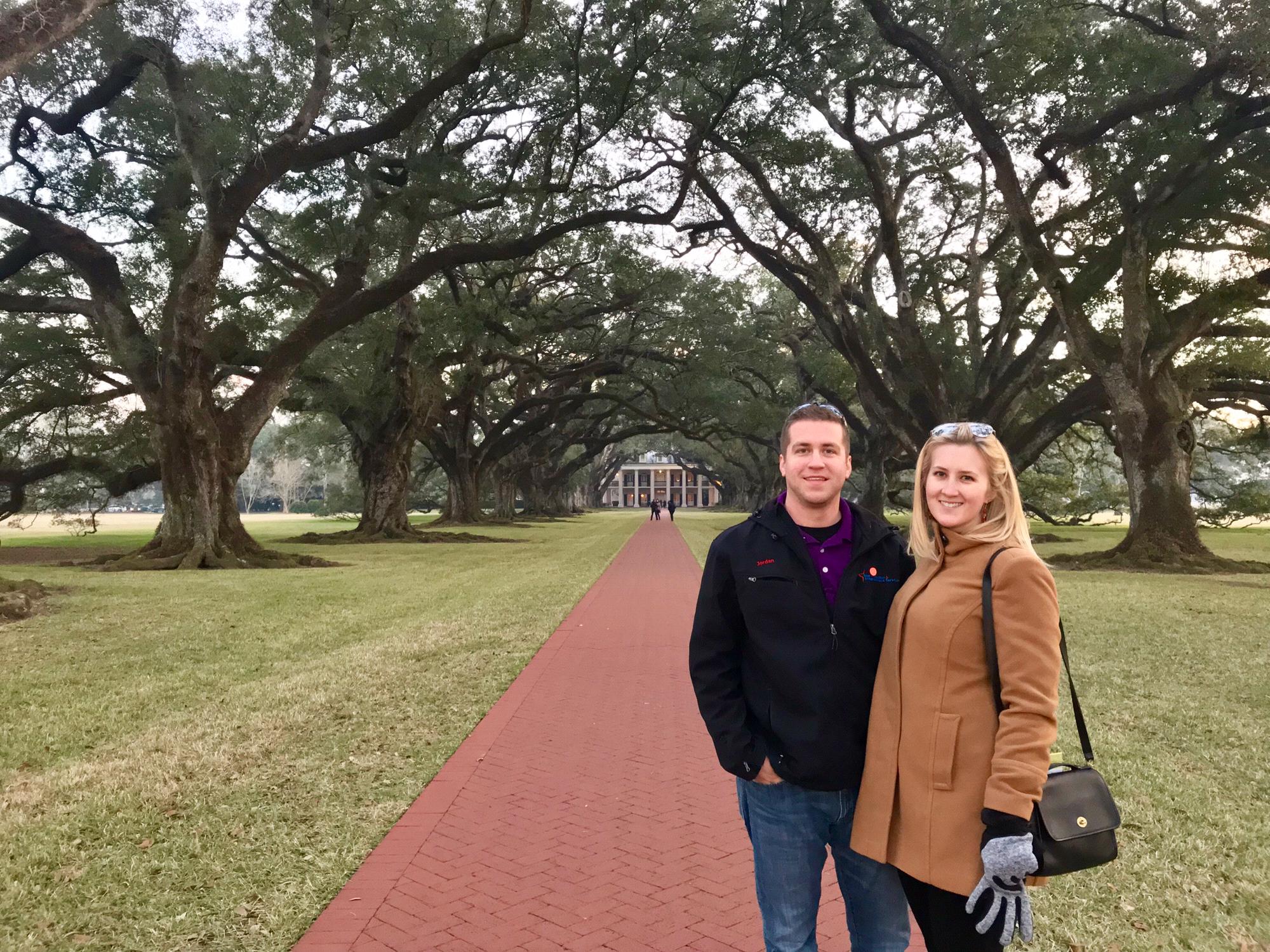 Oak Alley Plantation in New Orleans area.