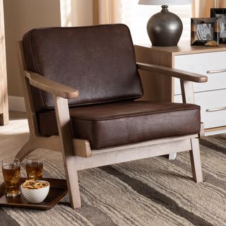 Sigrid Mid-Century Modern Upholstered Armchair