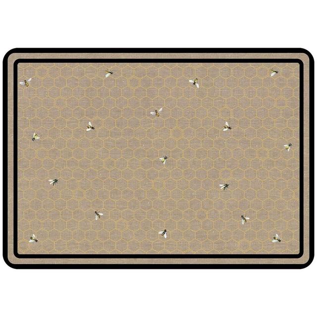 Happy Feet Flax Bee 22"x32" Anti-Fatigue Mat