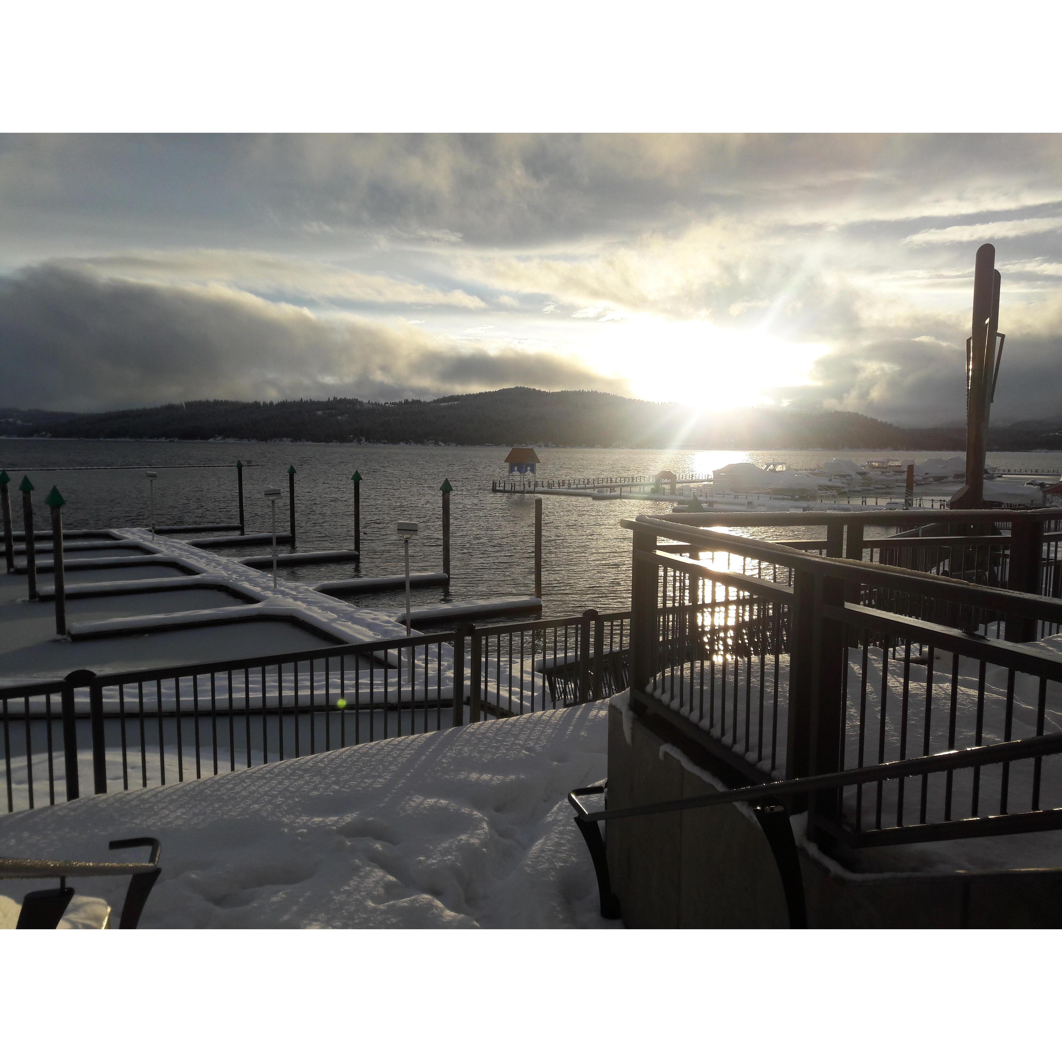 Our Valentine's day view!