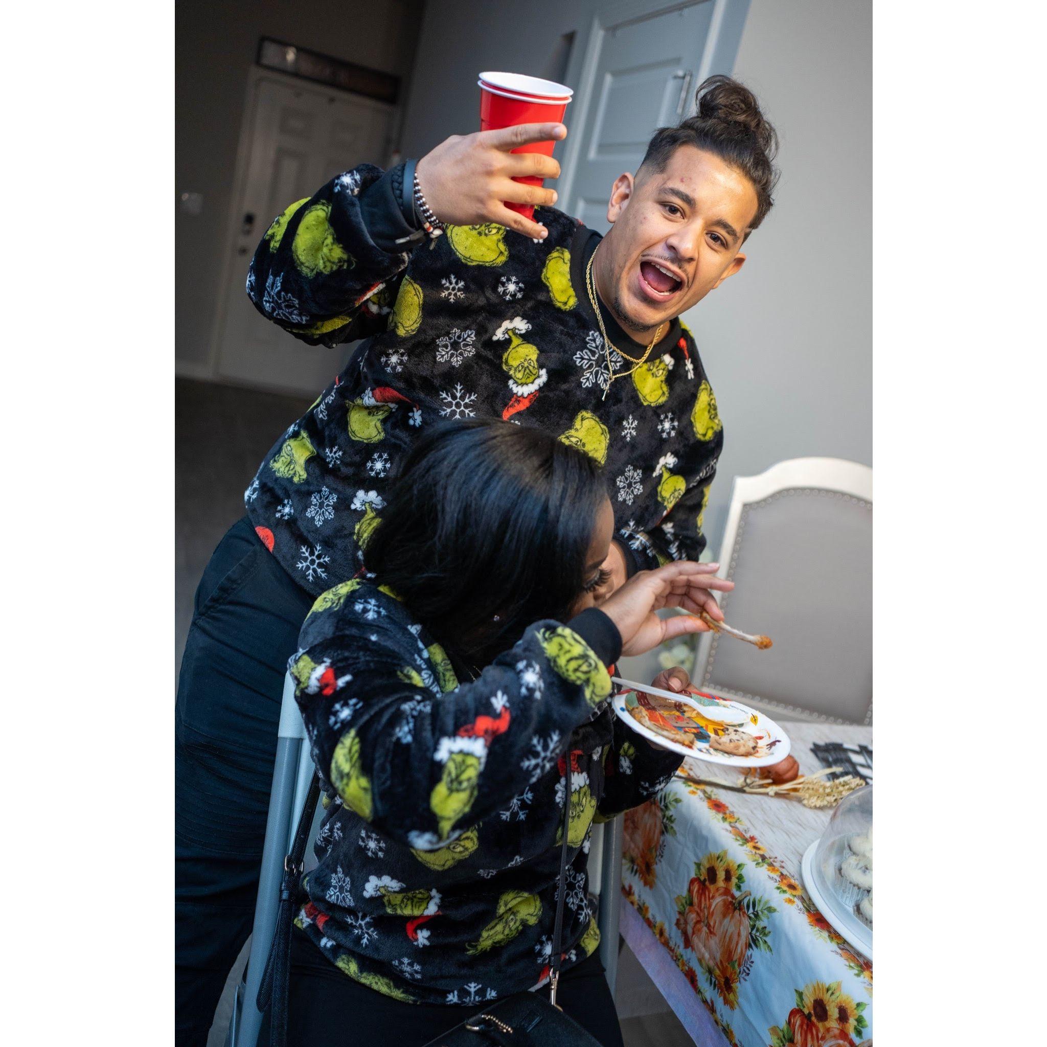 Jerin's favorite thing to do 🍕🌮🦴