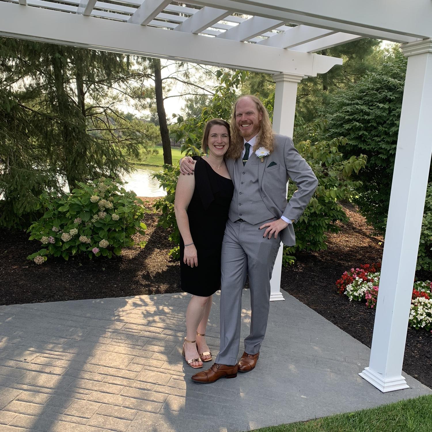 July 2024- Lookin' fancy for a family wedding.
