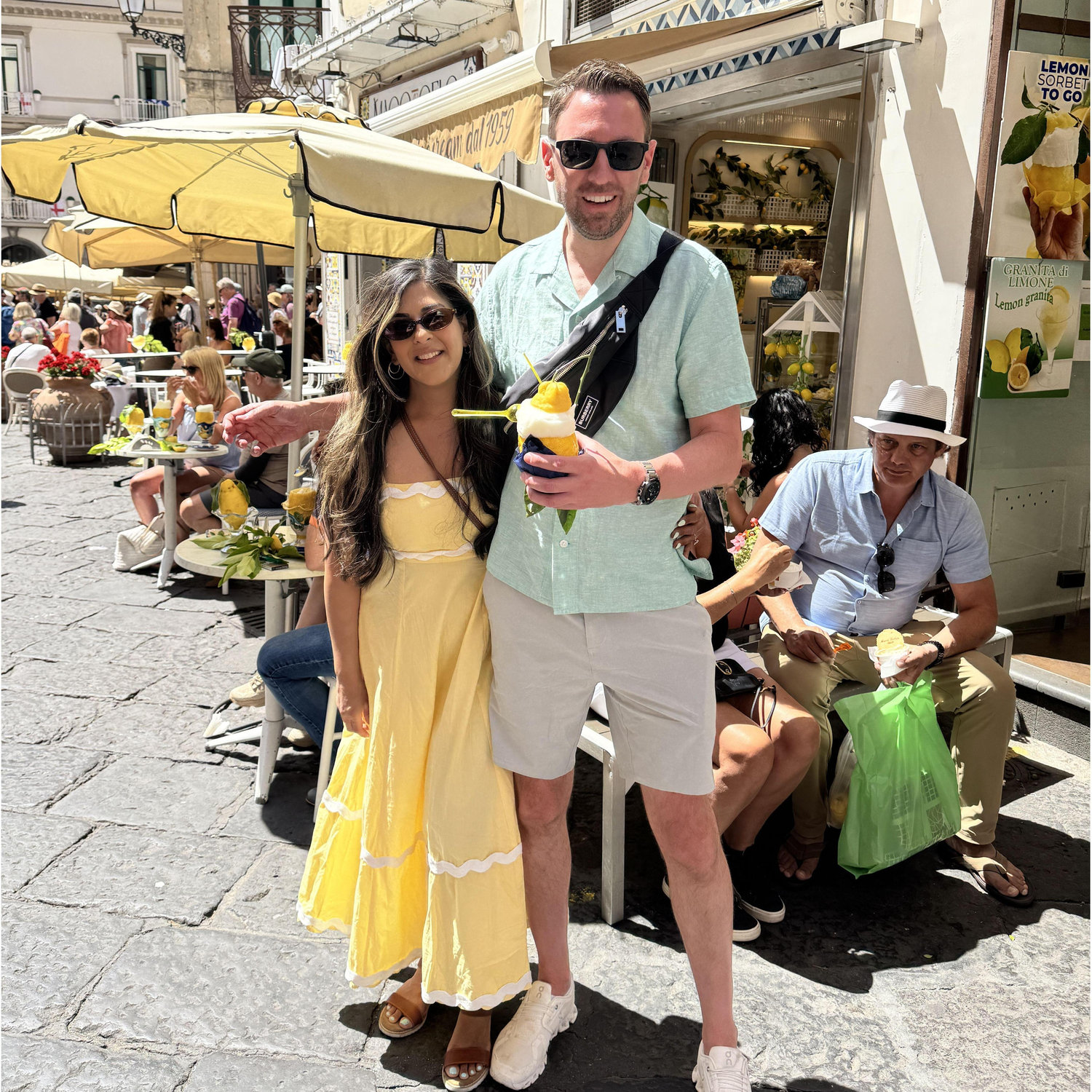 Sorbetto al Limone at Amalfi Coast, Italy