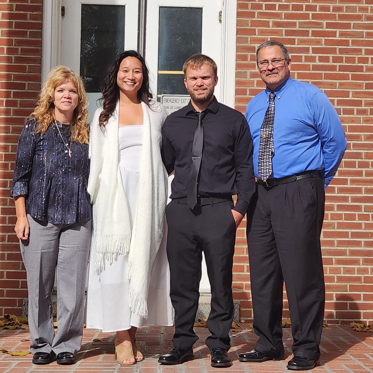 Wedding Day at the courthouse!