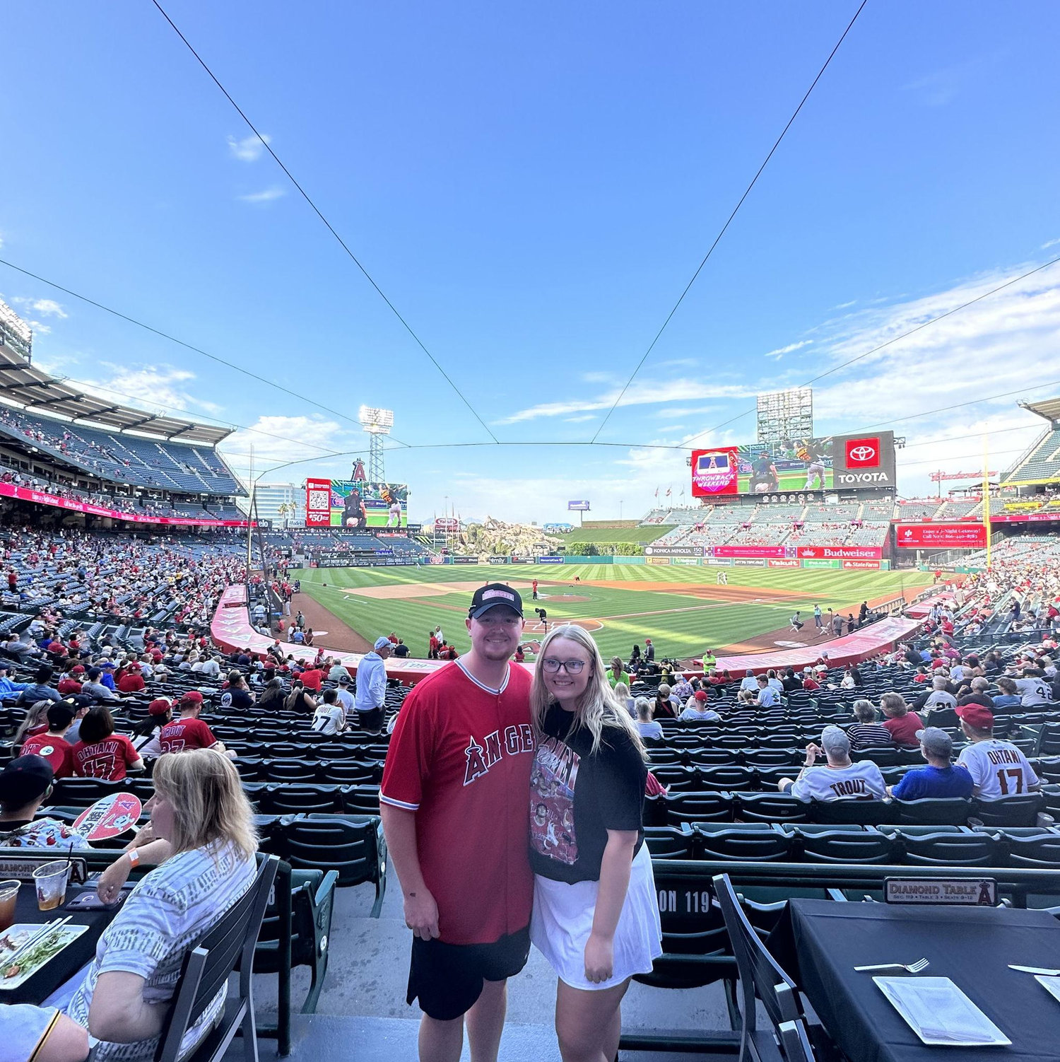 Lenz family vacation to California with an Angels game!
