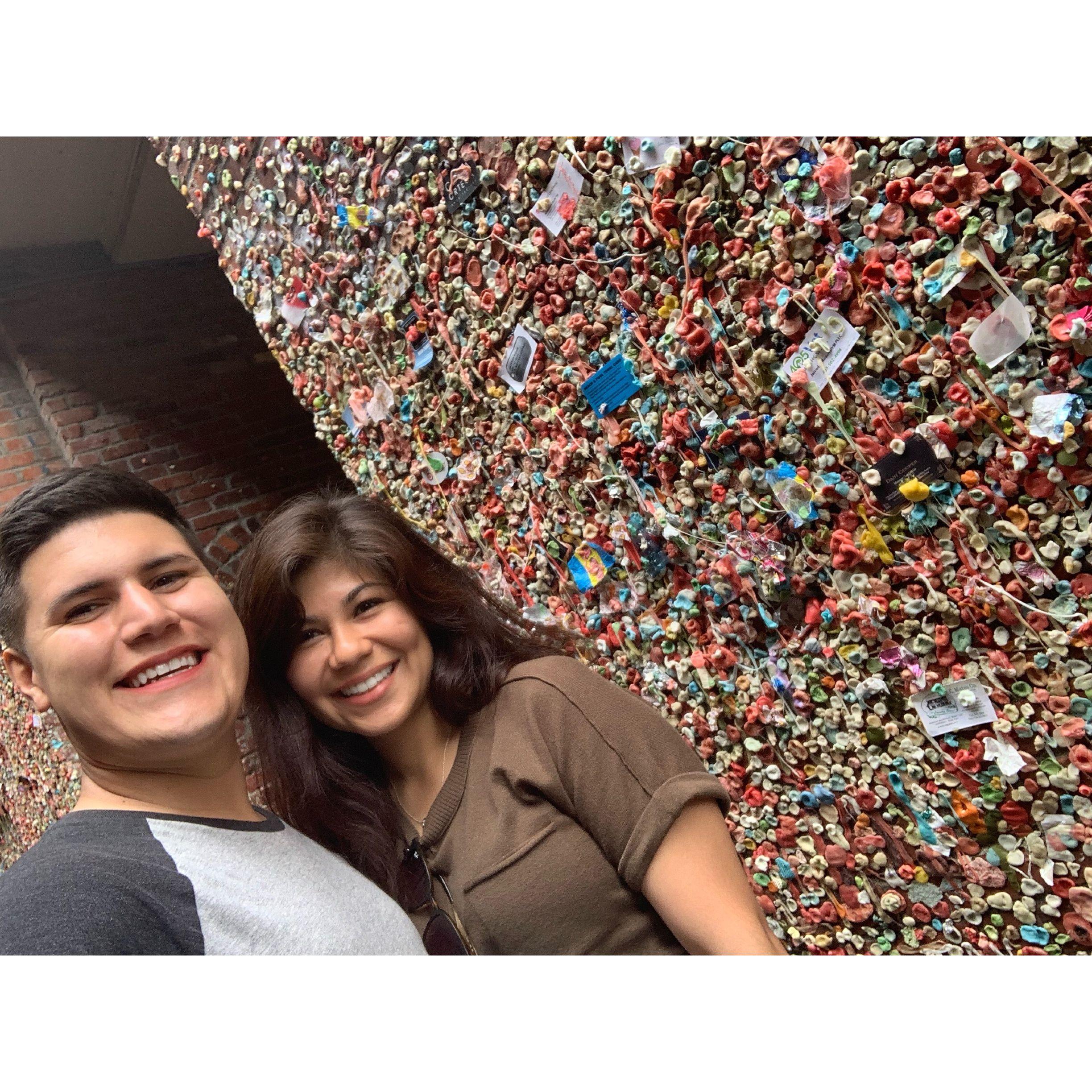 The Gum Wall in Seattle, WA