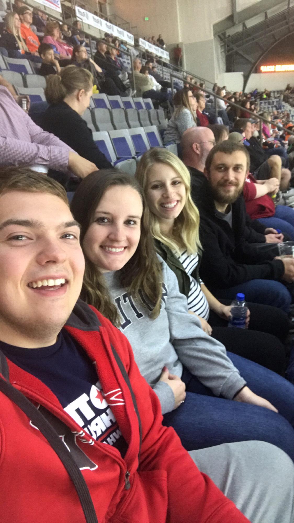 Fort Wayne Komets game with Dalton & Emily - October 2019