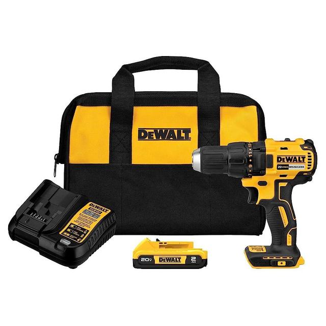 DEWALT 20V MAX Cordless Drill Driver, 1/2 Inch, 2 Speed, XR 2.0 Ah Battery and Charger Included (DCD777D1)