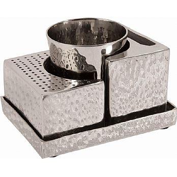 Havdallah Set By Emanuel High Polished Aluminum Artistic