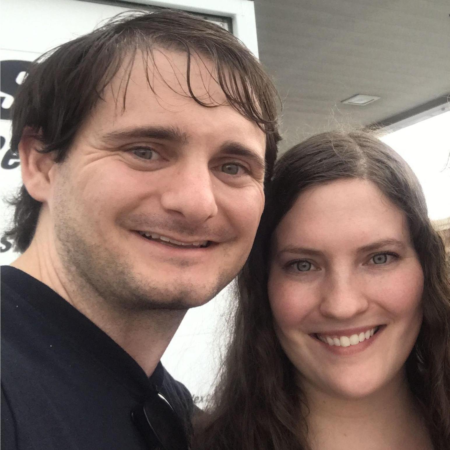Stopping for gas during the long drive to move Kimberly from Mississippi to Michigan September 2018