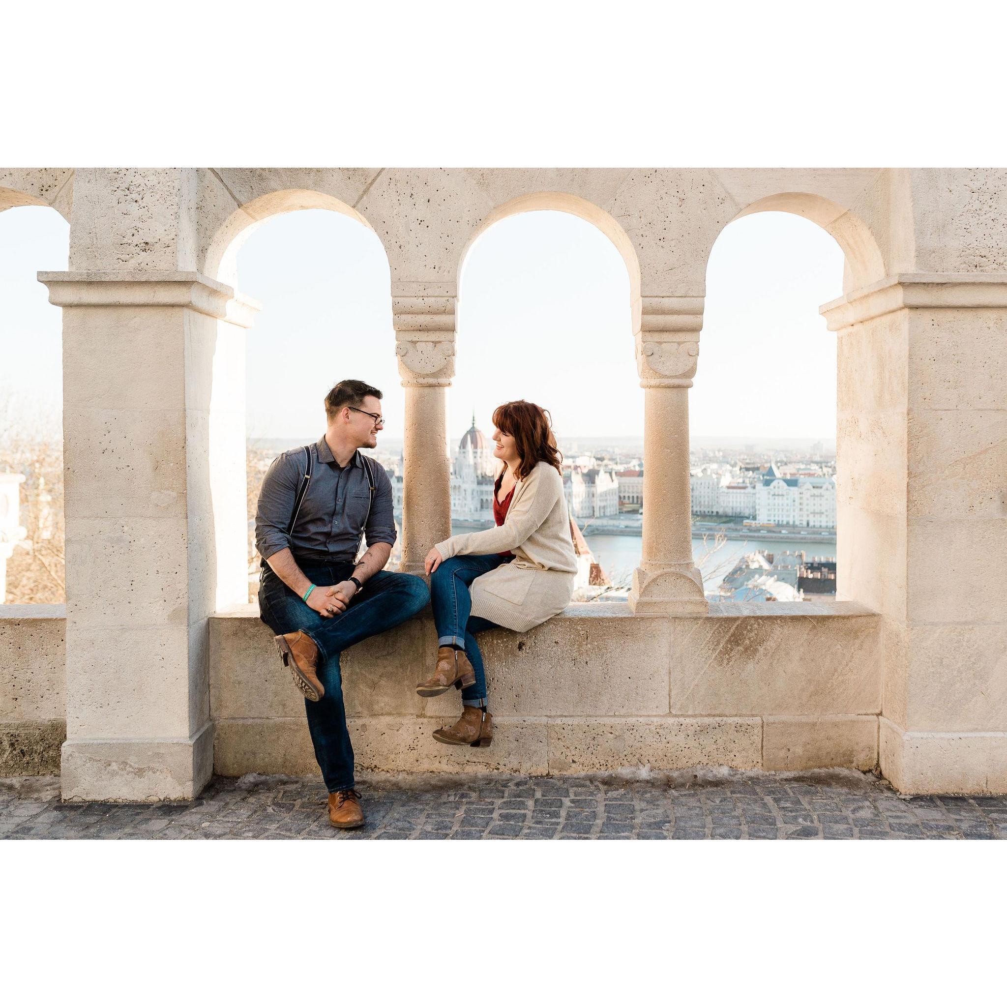 Engagement photos in Budapest, Hungary!