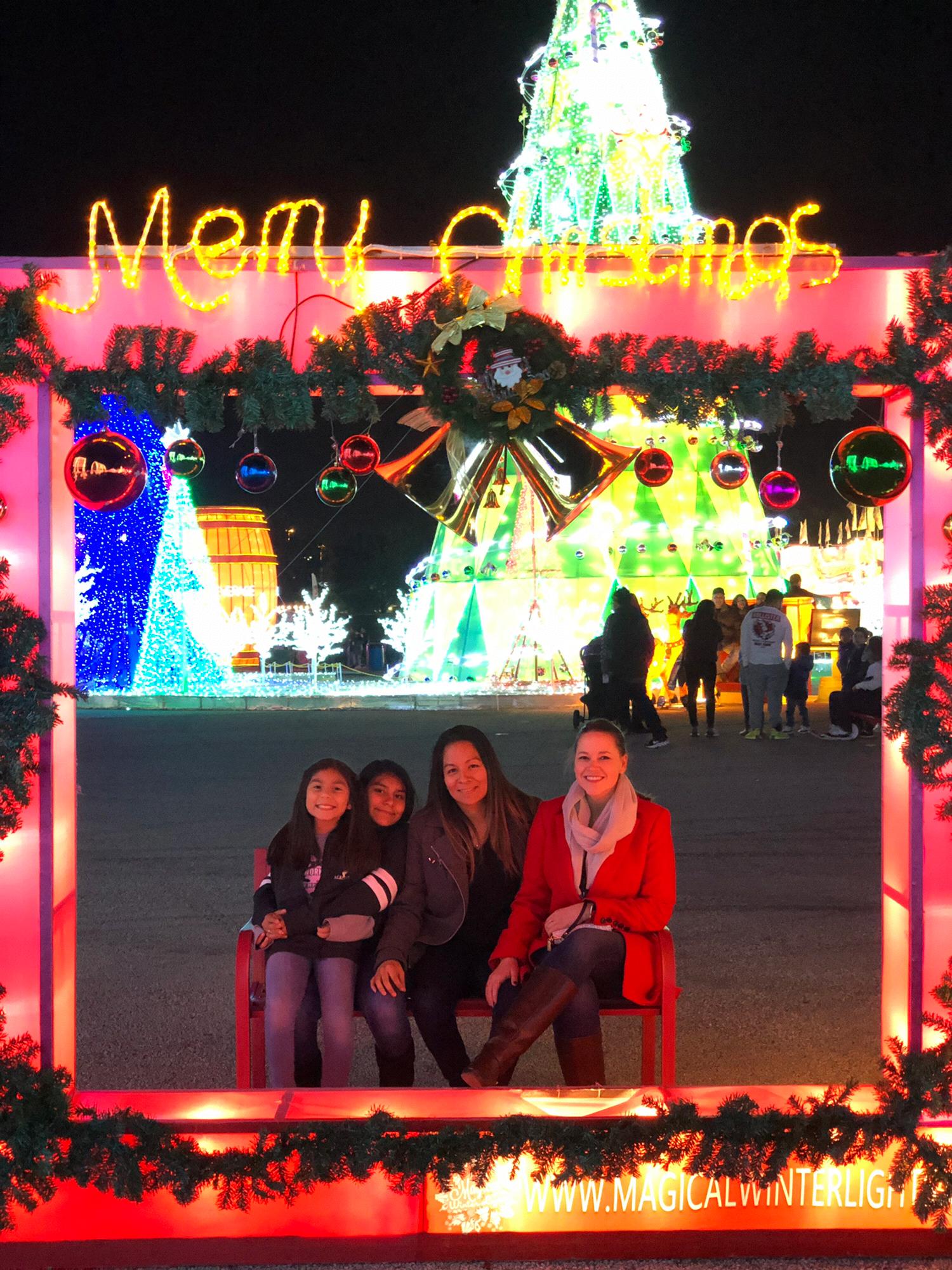 At the Magical Wonderland lights