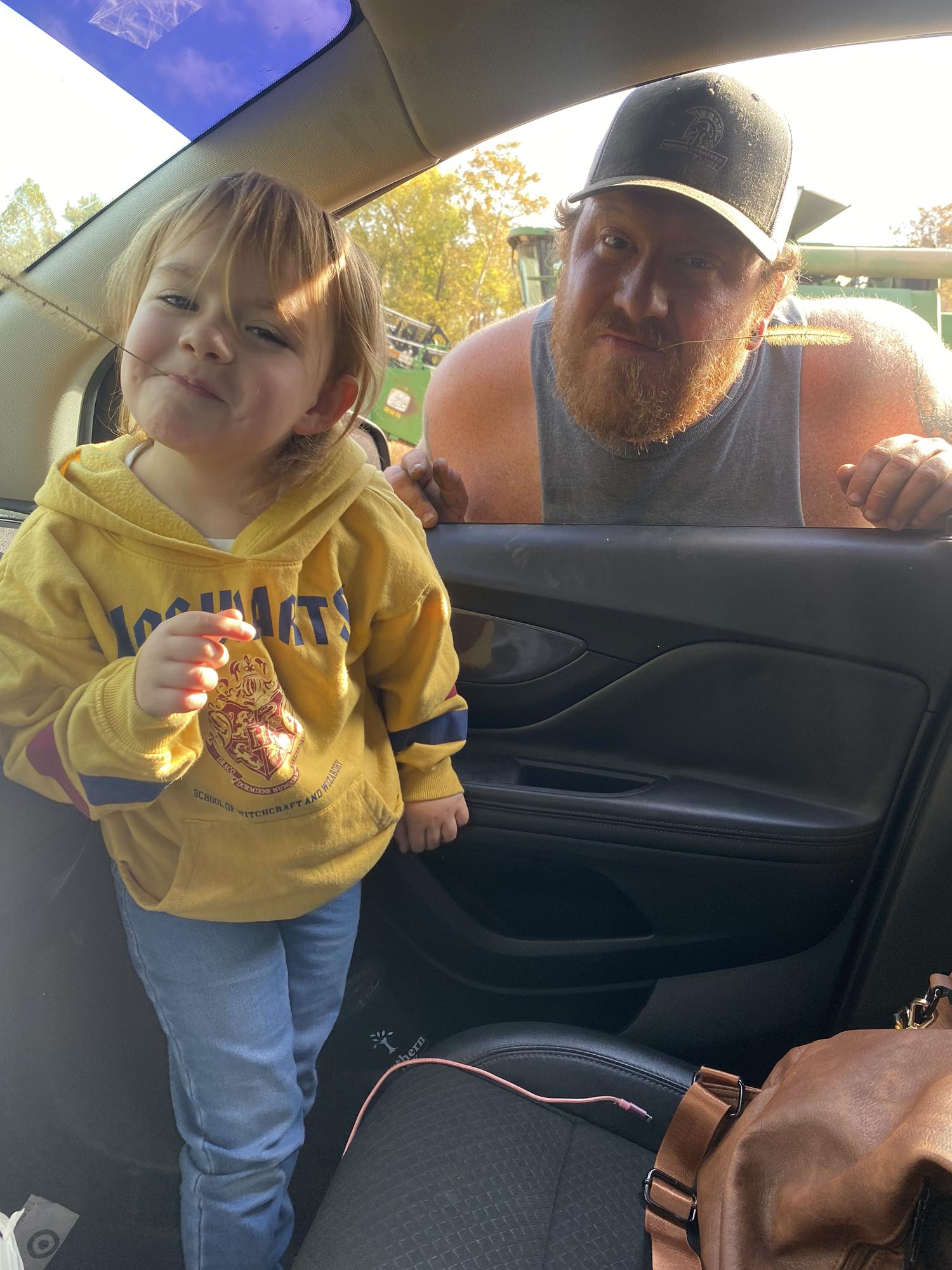 Addie said, “that’s a foxtail” and daddy picked one for her lol