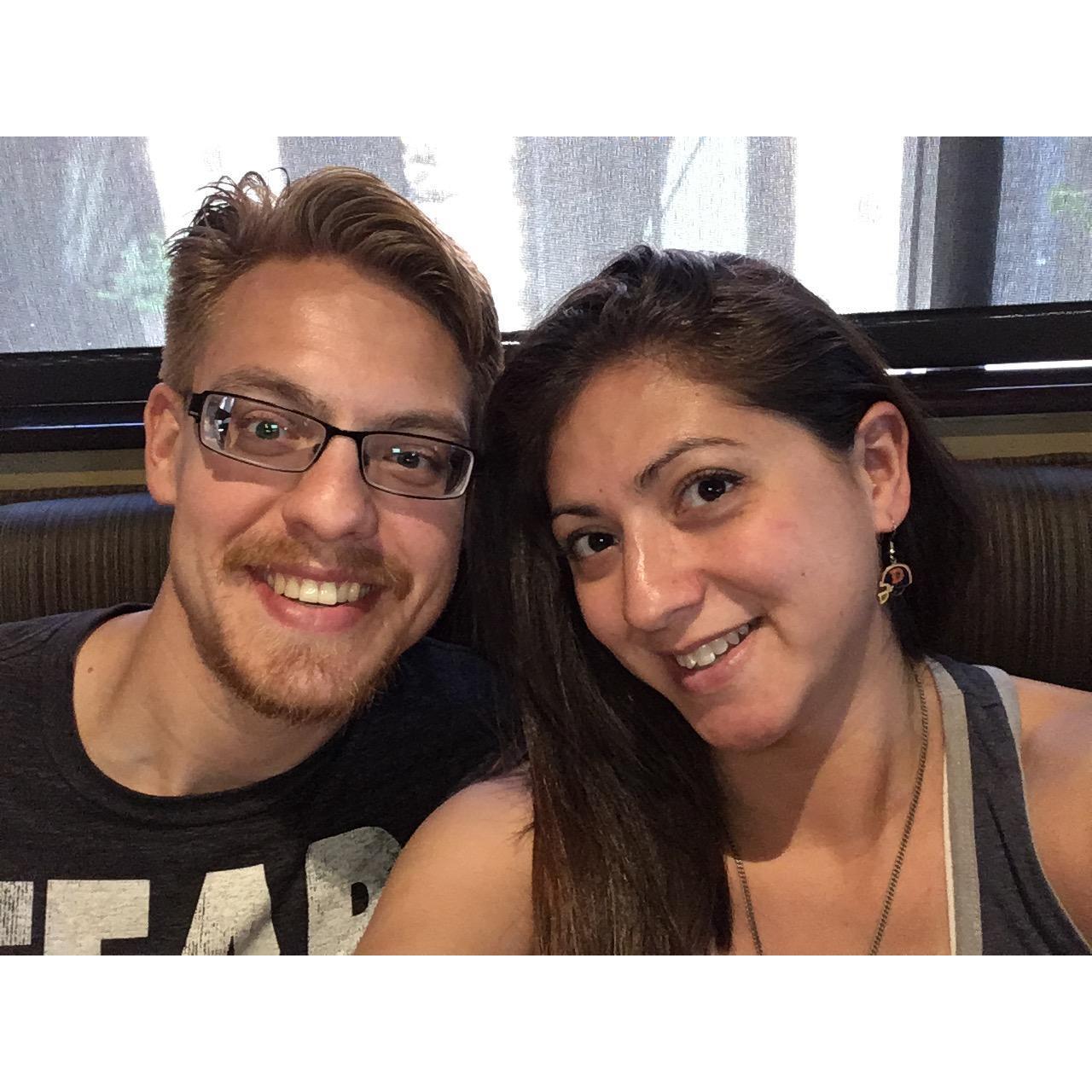 Who are those good looking people?!  :)  Watching Bronco game 2018