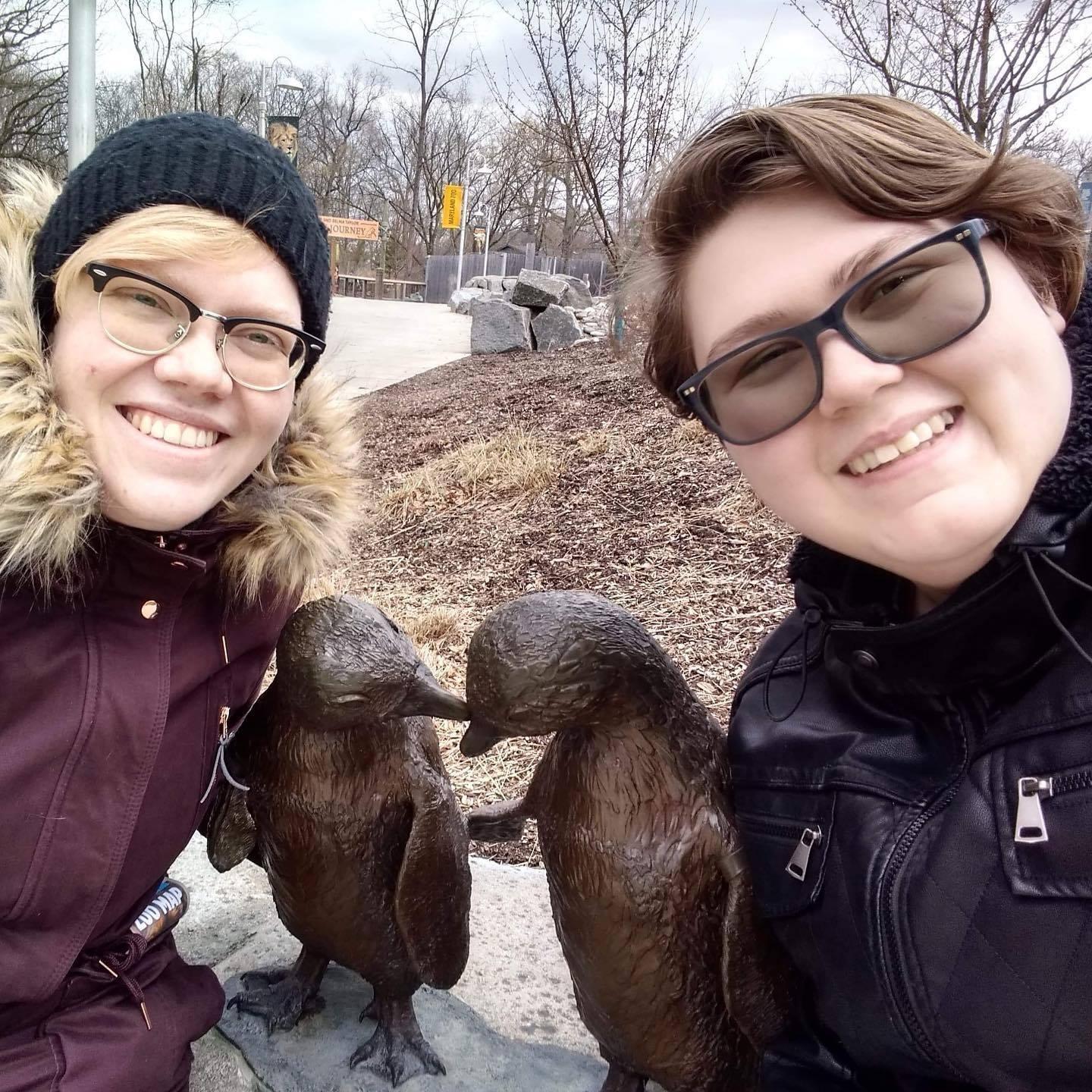 Our six-month anniversary trip to the Maryland Zoo.