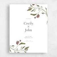 Purple Wedding Save the Date - Beale Classic