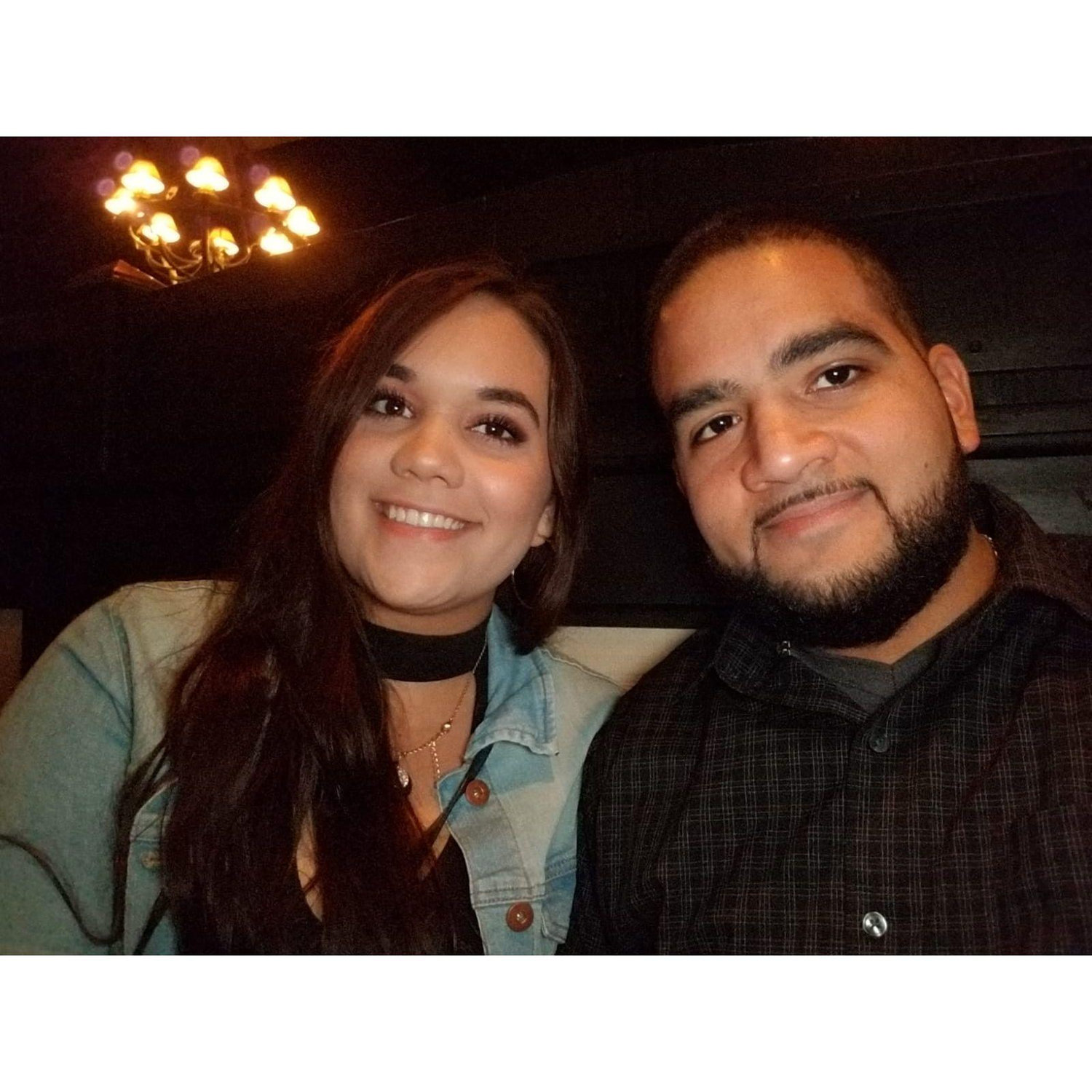 Our first picture together. ♡