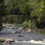 Tube Clear Creek in Golden, CO