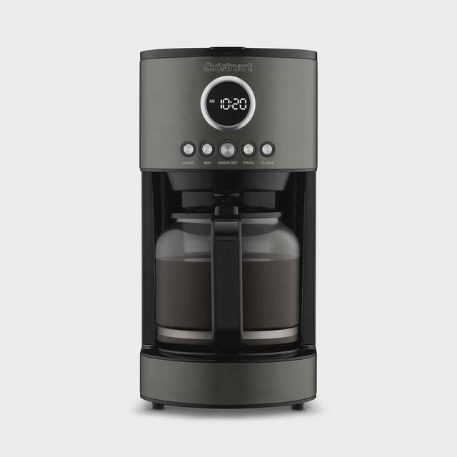 Cuisinart 12 Cup Stainless Steel Coffee Maker, Black, DCC-1220BKSWM