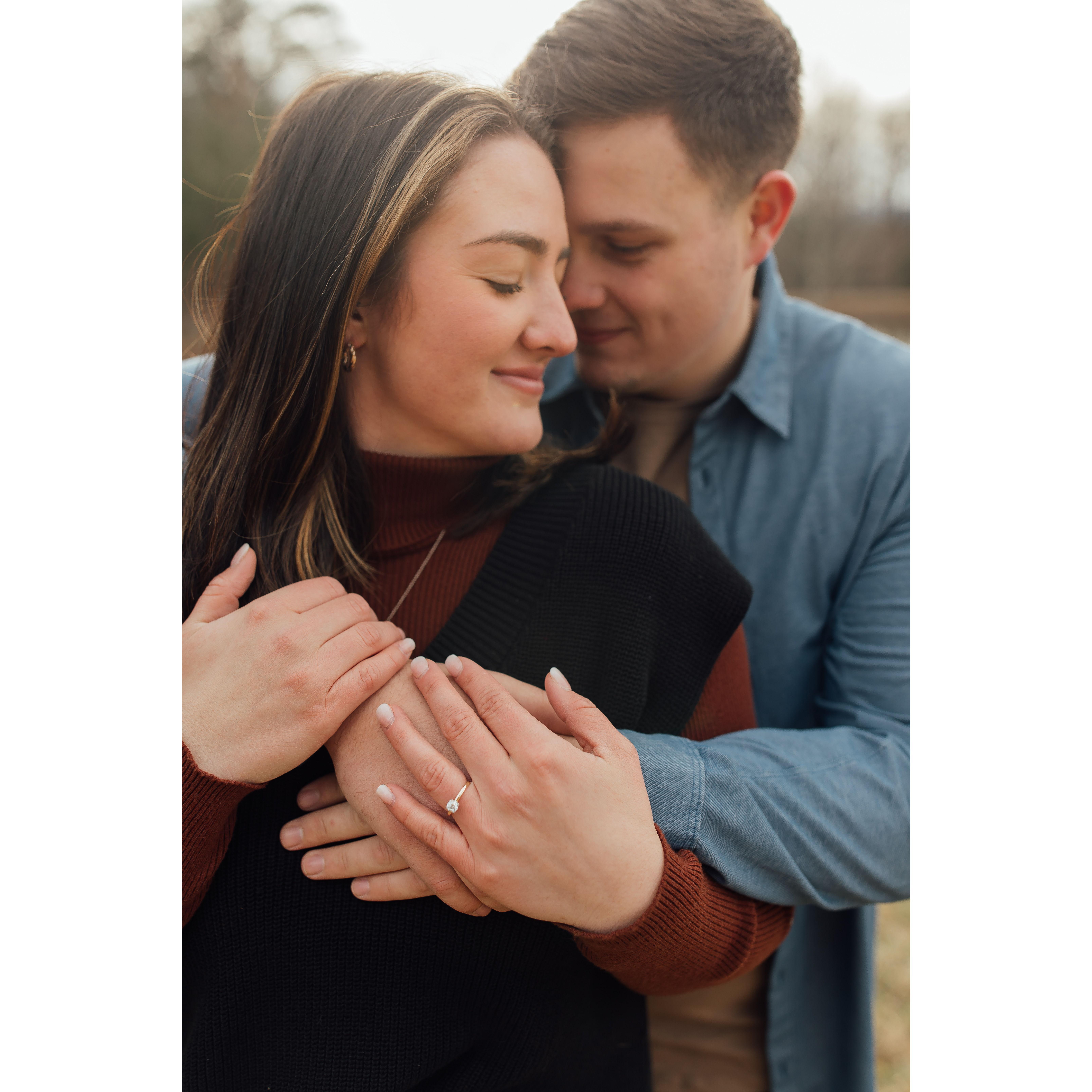 After Hunter proposed!