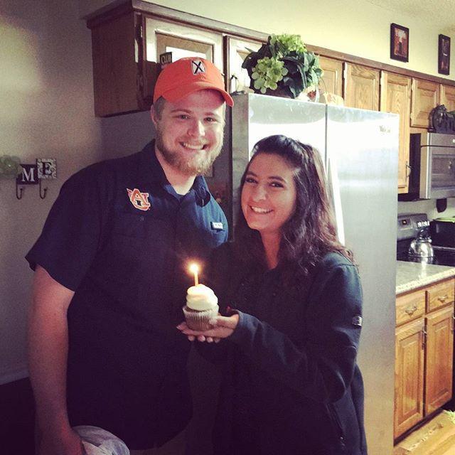The first time we celebrated his birthday together.