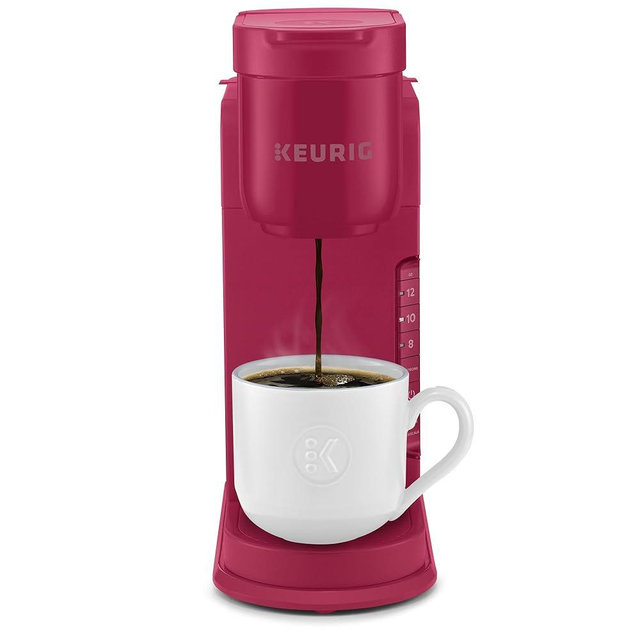 Keurig K-Express Single Serve K-Cup Pod Coffee Maker, 3 Brew Sizes, Strong Button Feature, 42oz Removable Reservoir, Island Berry