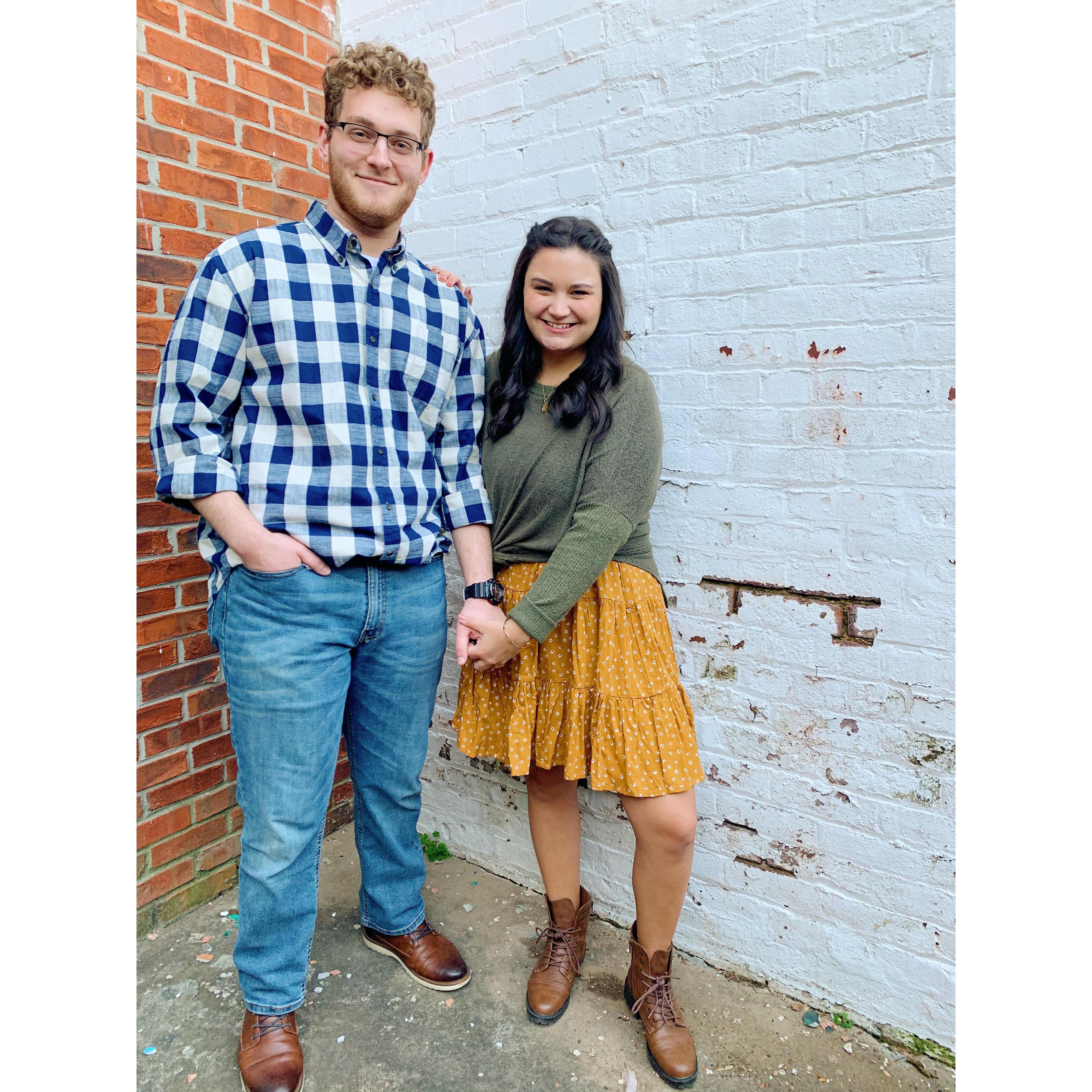 12/8/2020: One of the photos we used to announce our anxiously awaited relationship!