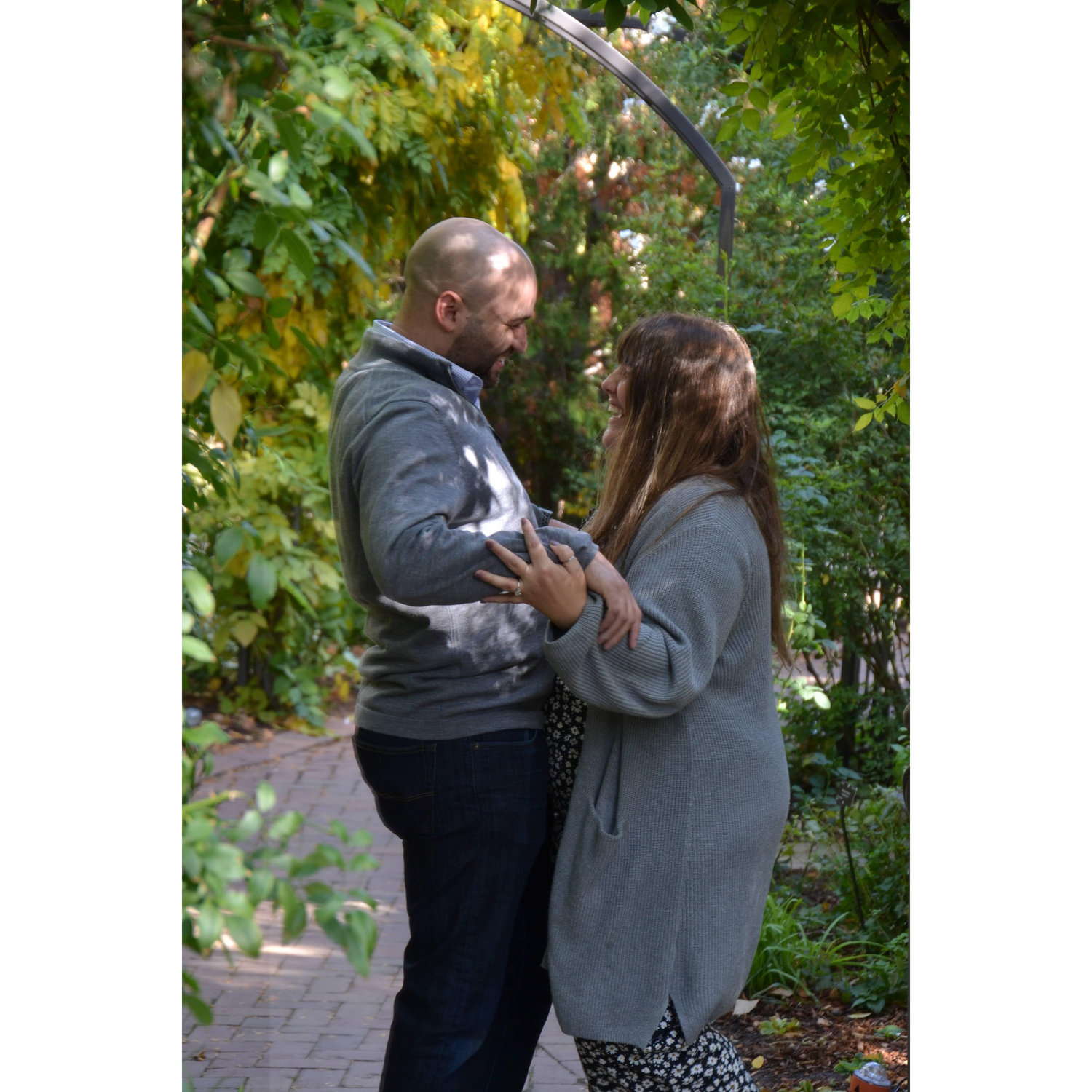 Engagement weekend at the Denver Botanic Garden