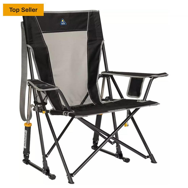 GCI Outdoor Comfort Pro Rocker Chair - Black