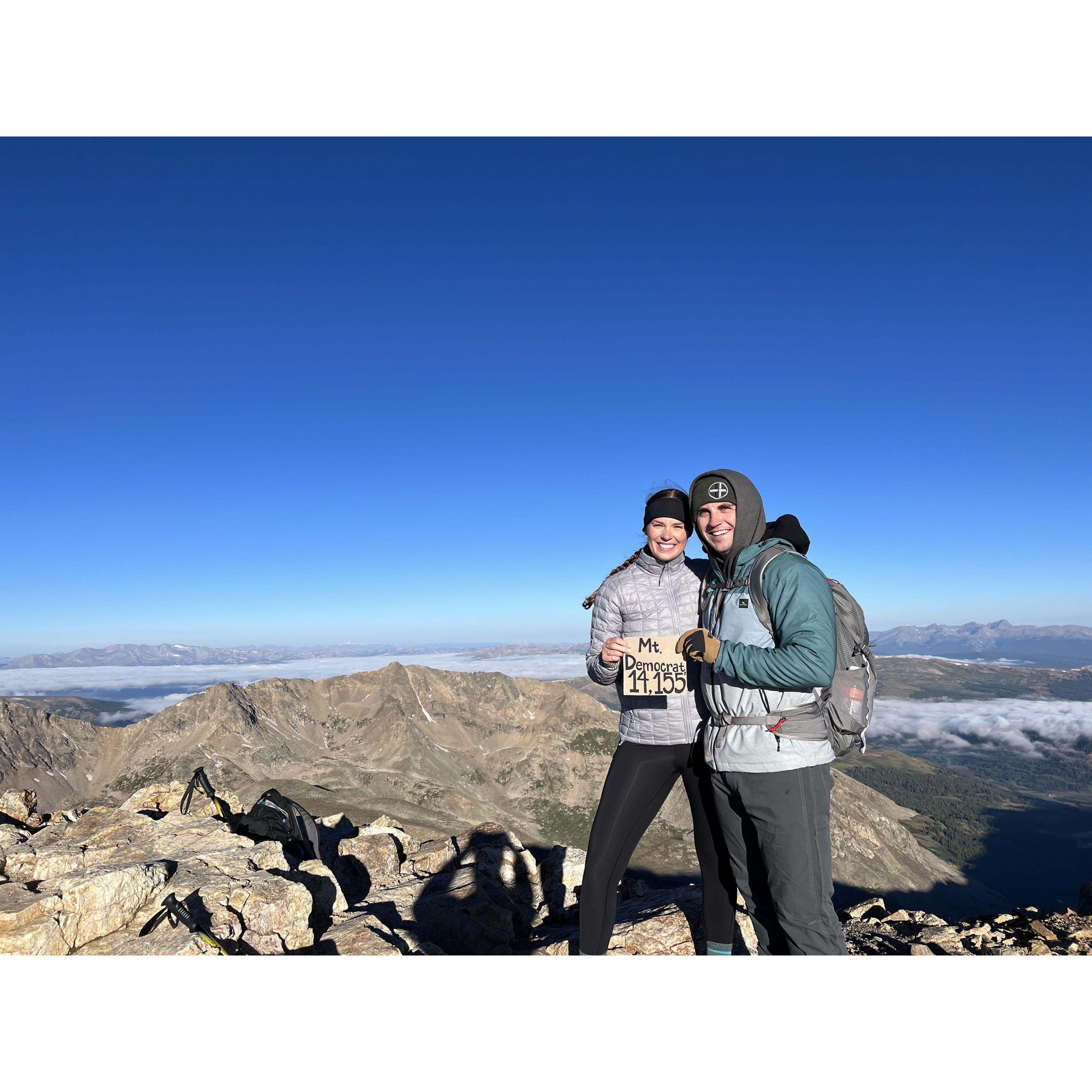 The DeCaLiBron: Four 14ers in one hike