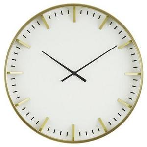 Raised Marker 16" Wall Clock White/Brass - Project 62™