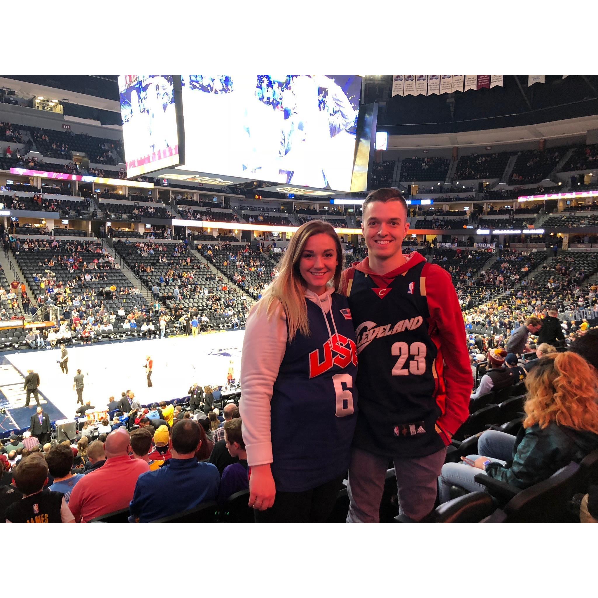 Cavs vs. Nuggets Spring 2018 Denver, CO