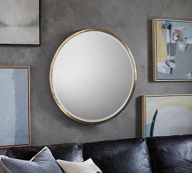 Layne Mirror, Gold - 36" Round