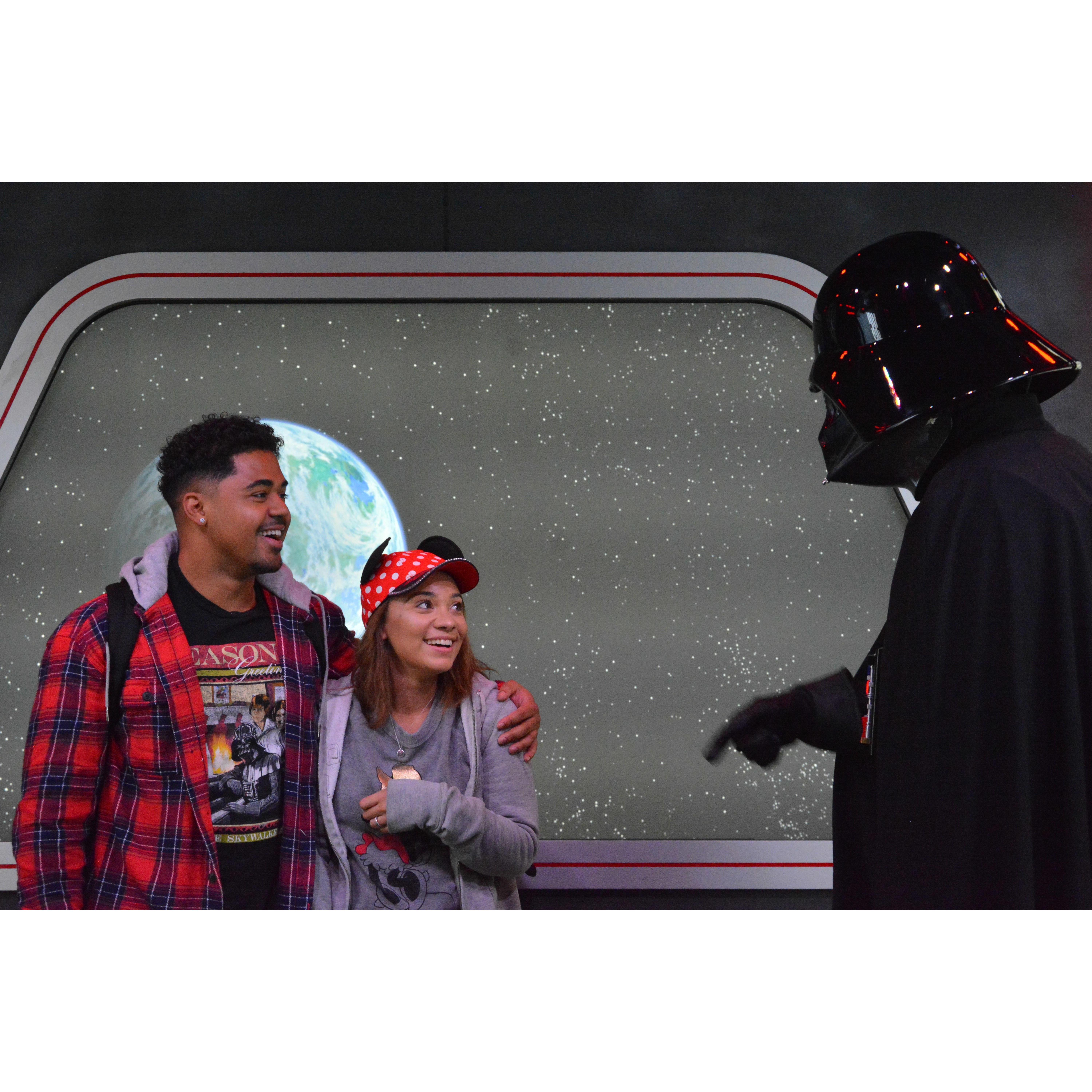 Derek loves Star Wars, I on the other hand, was freaked out.
December 2018