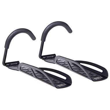 Dirza Bike Rack Garage Wall Mount Bike Hanger Storage System Vertical Bike Hook for Indoor Shed - Easily Hang/Detach - Heavy Duty Holds up to 65 lb with Screws Black
