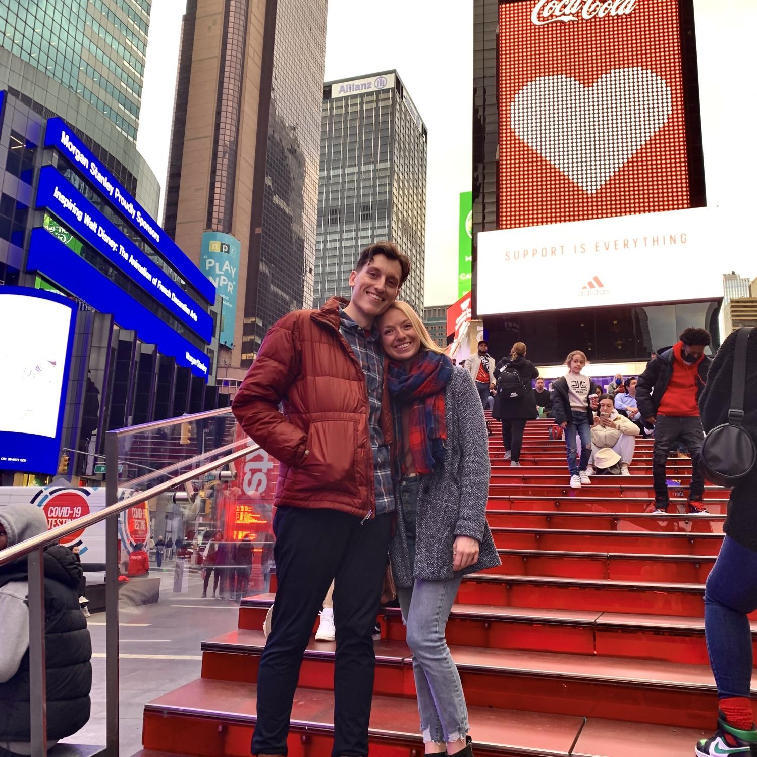 Ian and Callie spend their first Valentine’s Day together visiting New York City!